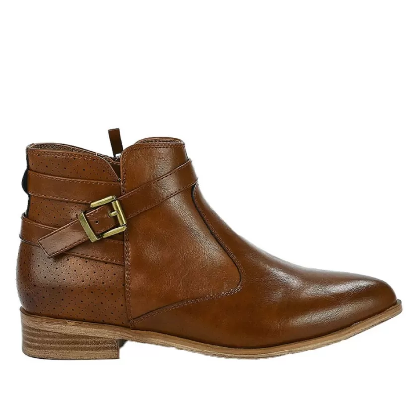 Boots, Bottines | VICE VERSA Bottines Plates Femme Camel