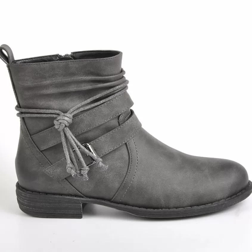 Boots, Bottines | VICE VERSA Bottines Plates Femme Gris