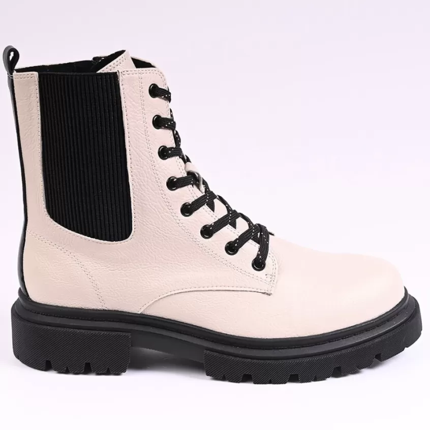 Boots, Bottines | VICE VERSA Bottines Plates Femme Ivoire
