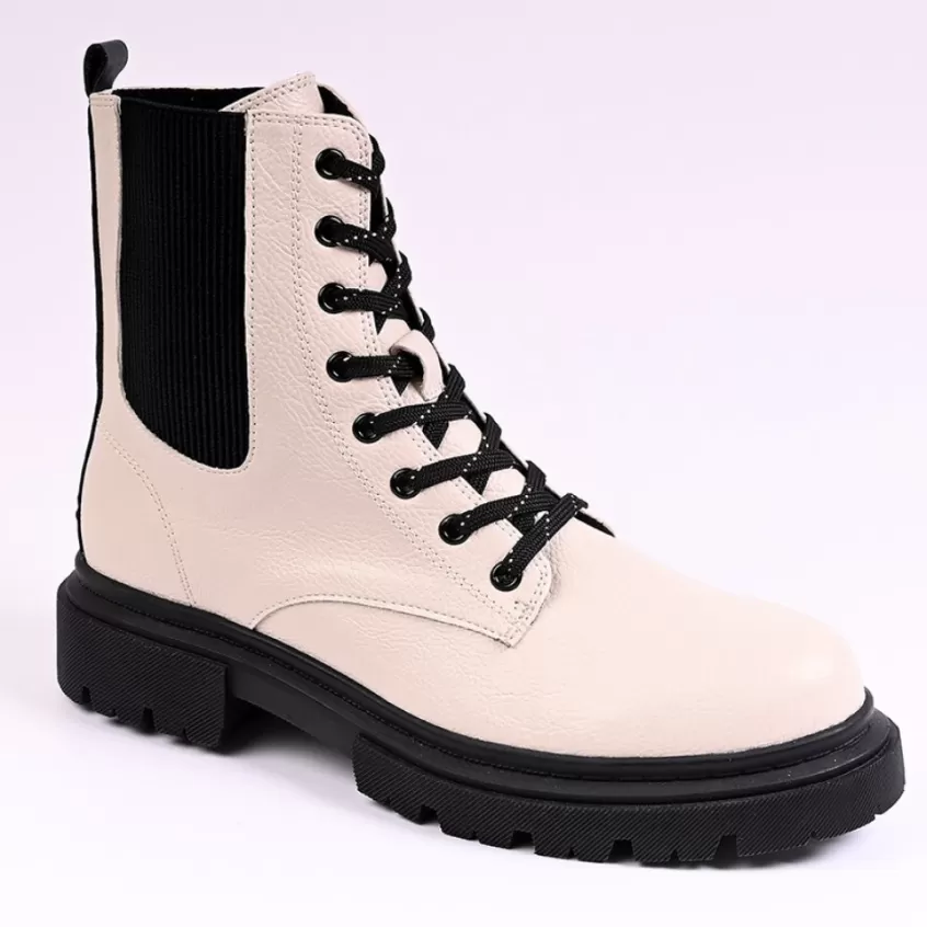 Boots, Bottines | VICE VERSA Bottines Plates Femme Ivoire