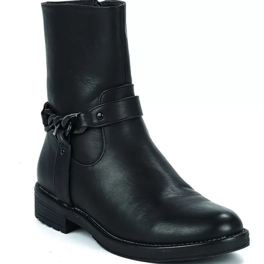 Boots, Bottines | VICE VERSA Bottines Plates Femme Noir