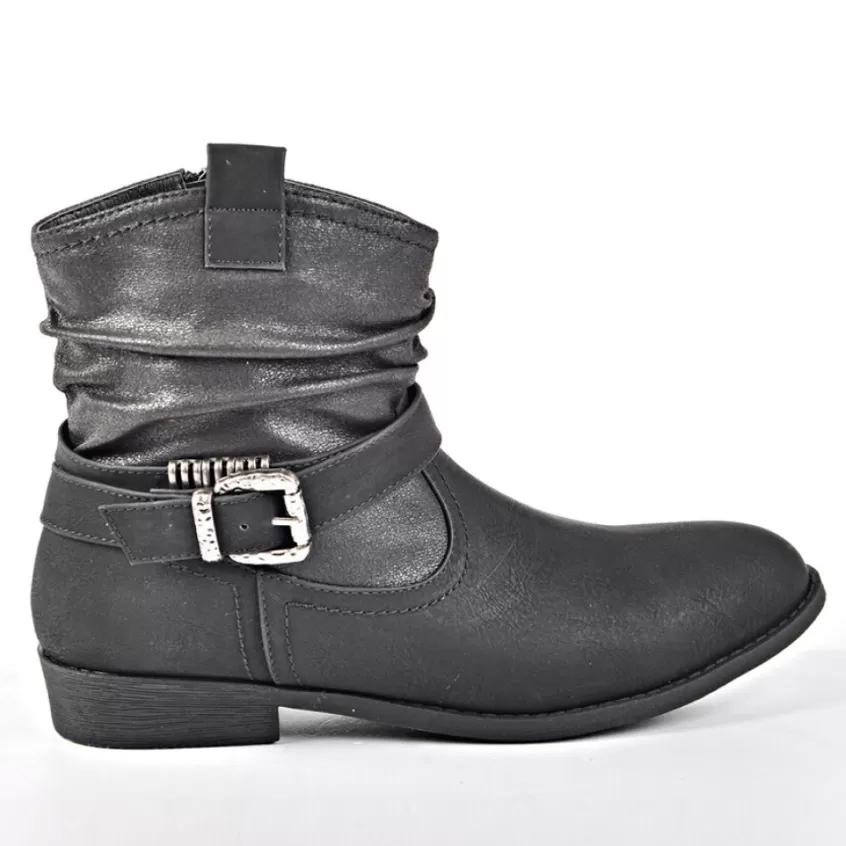 Boots, Bottines | VICE VERSA Bottines Plates Noir