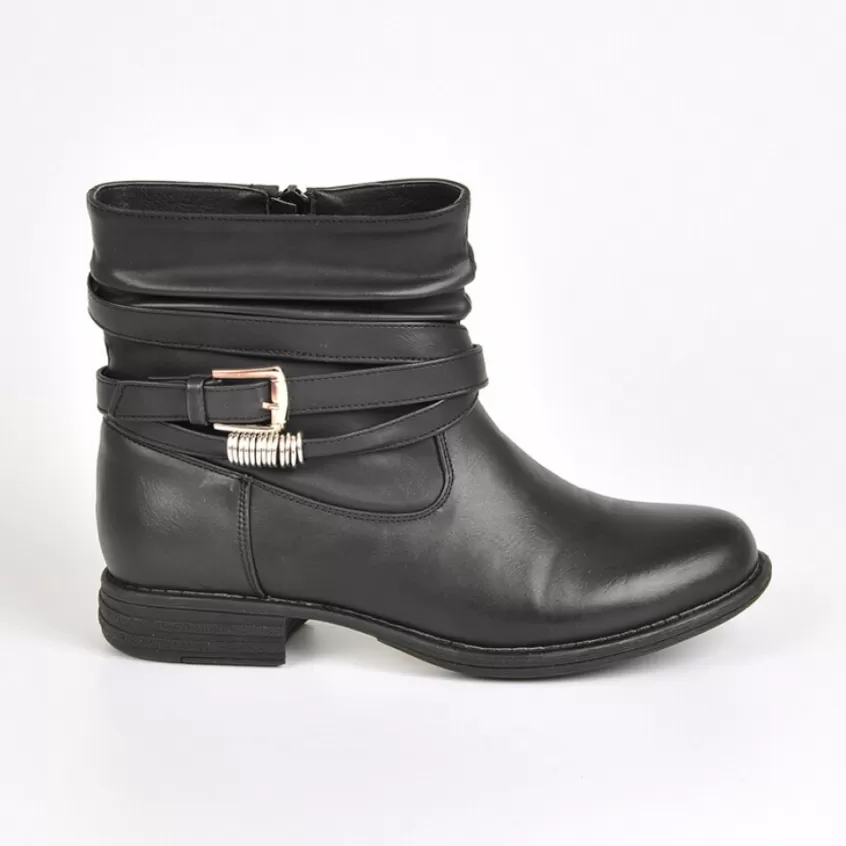 Boots, Bottines | VICE VERSA Bottines Plates Noir