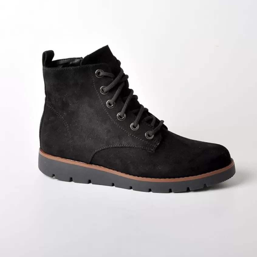 Chaussures Confort | SCALINA Bottines Plates Noir