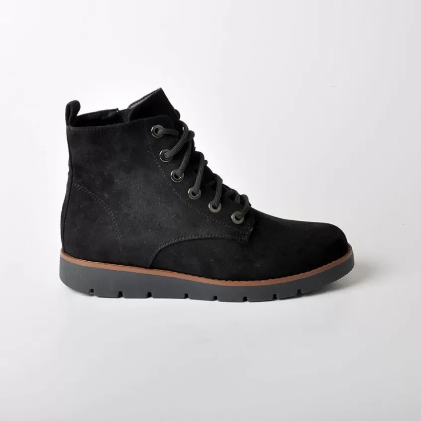 Chaussures Confort | SCALINA Bottines Plates Noir