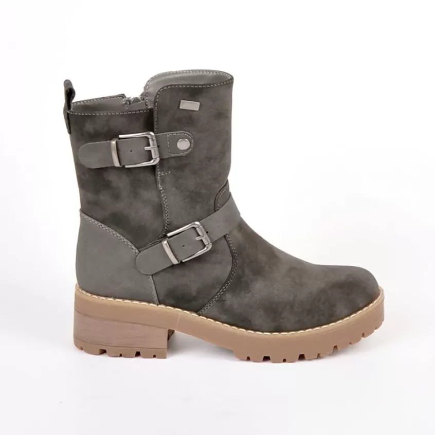 Boots, Bottines | OUTSHOES Bottines Plates Semelles Crantees Gris