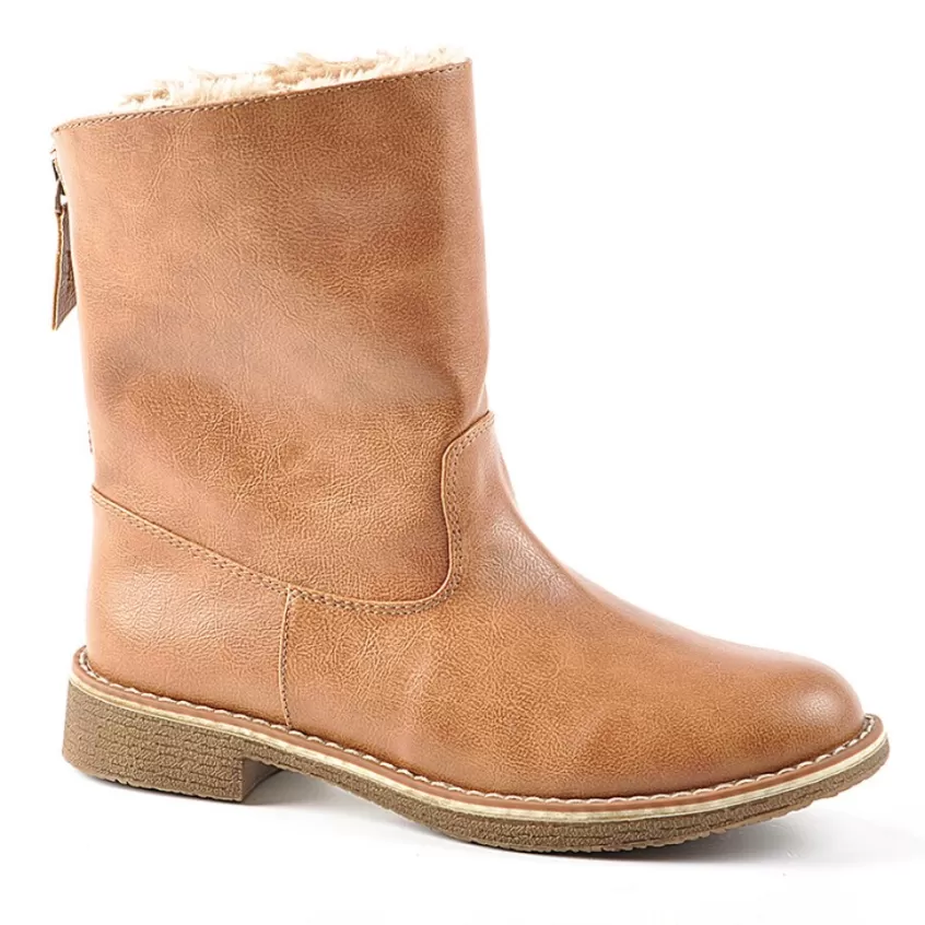 Boots, Bottines | VICE VERSA Bottines Plates Camel