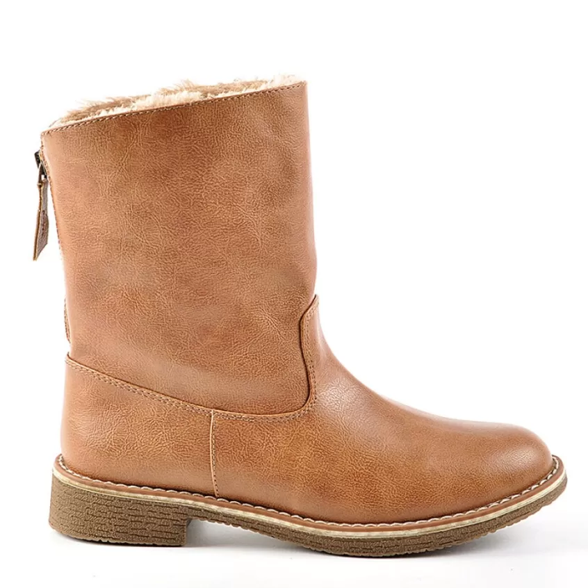 Boots, Bottines | VICE VERSA Bottines Plates Camel