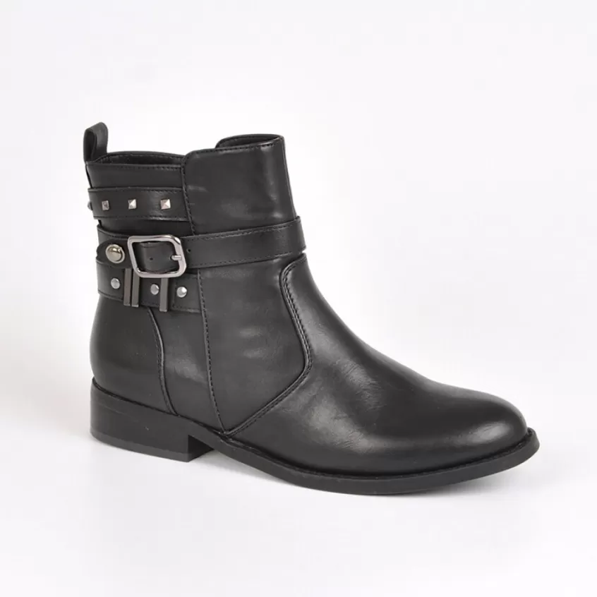 Boots, Bottines | VICE VERSA Bottines Plates Noir