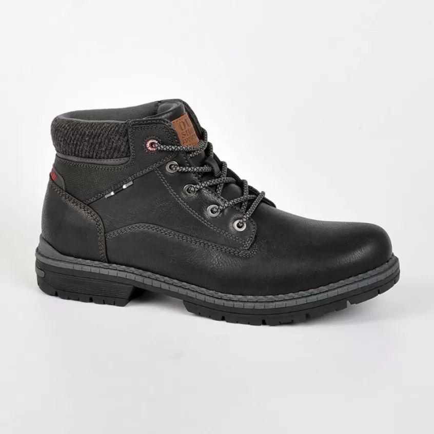 Boots, Bottines | OUTSHOES Bottines Semelles Crantees Noir