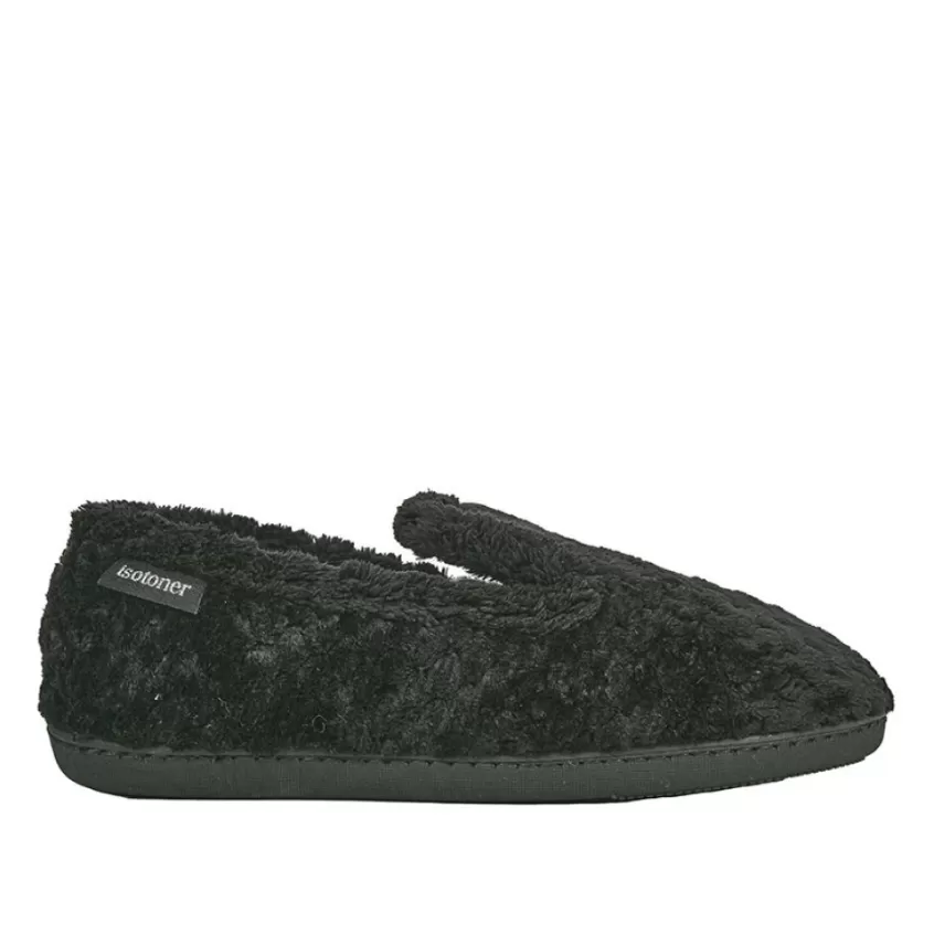 Chaussons | ISOTONER Chaussons Fourres Femme Noir