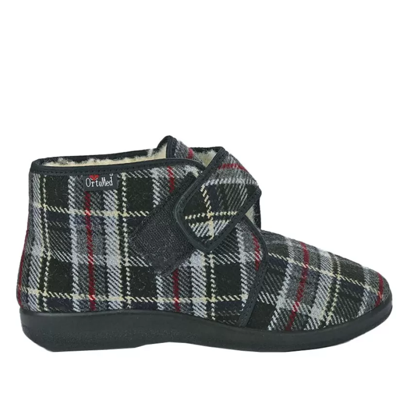 Chaussons | ORTOMED Chaussons Homme Ultra-Leger Gris