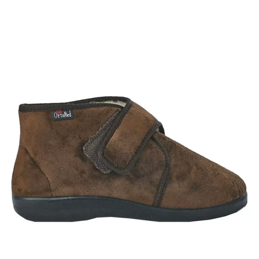 Chaussons | ORTOMED Chaussons Homme Ultra-Leger Marron