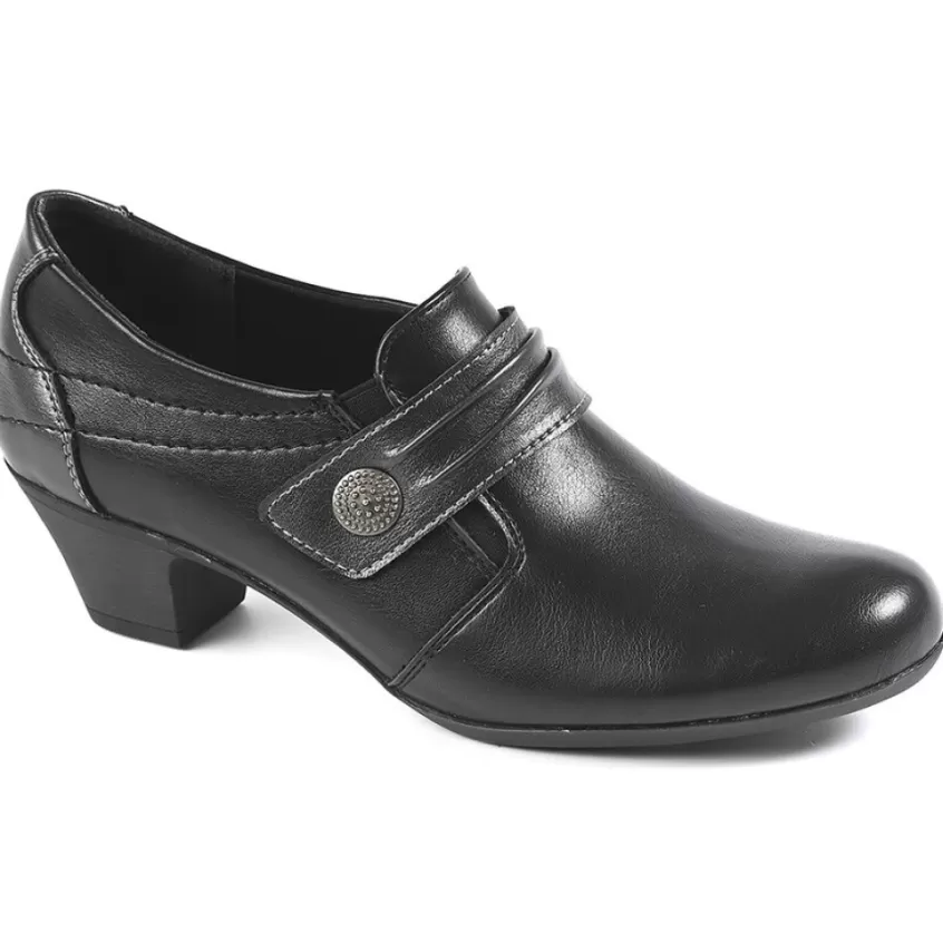 Chaussures Confort | LADY CONFORT Chaussures Confort Avec Elastiques Noir