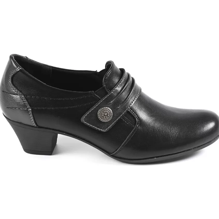 Chaussures Confort | LADY CONFORT Chaussures Confort Avec Elastiques Noir