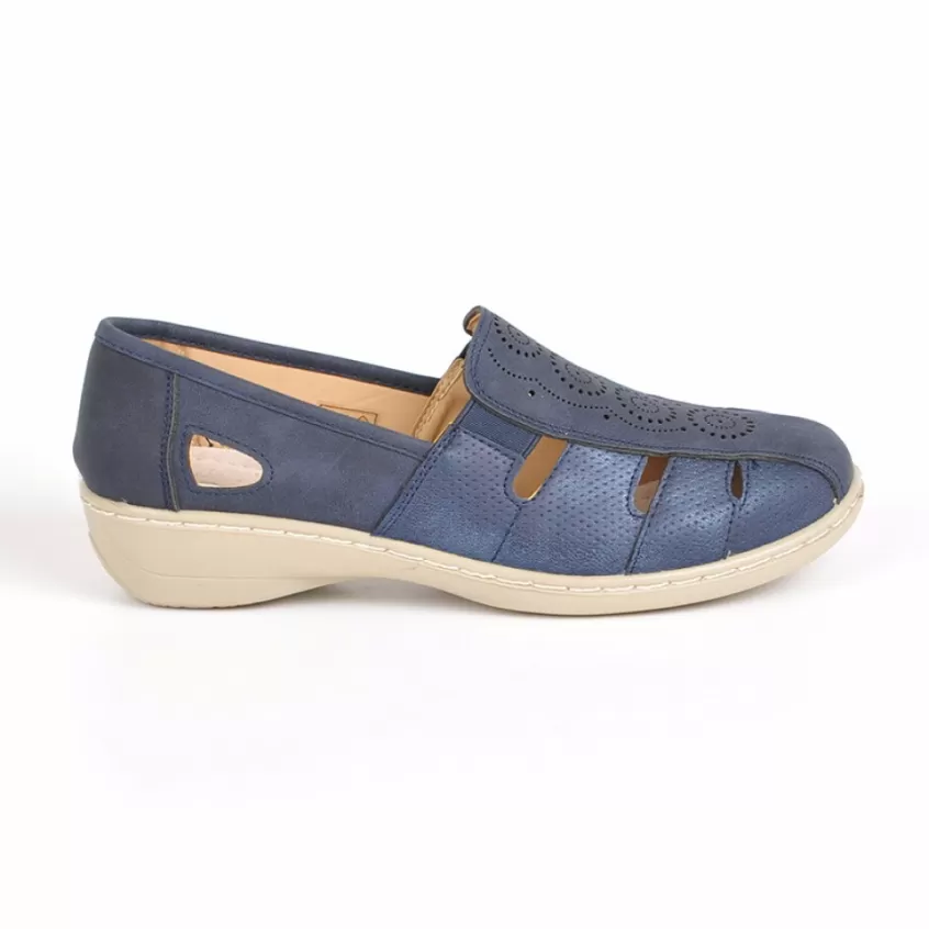 Chaussures Confort | LADY CONFORT Chaussures Confort Femme Bleu Marine