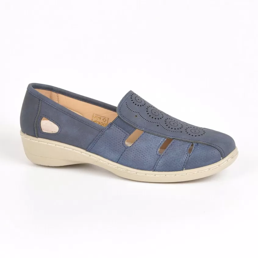 Chaussures Confort | LADY CONFORT Chaussures Confort Femme Bleu Marine