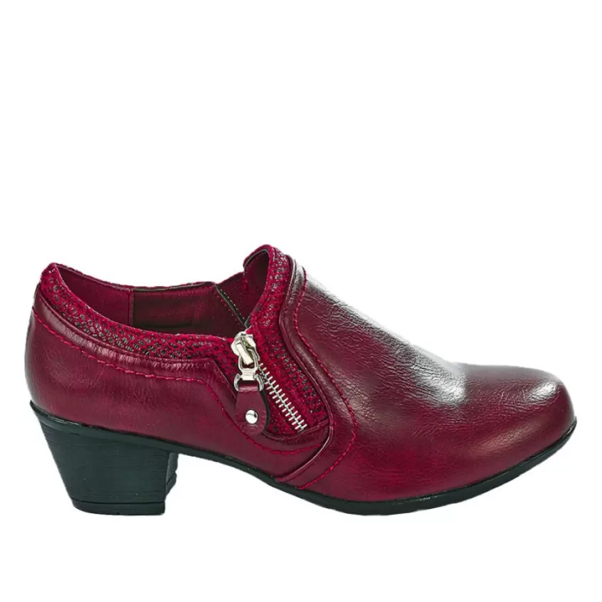 Chaussures Confort | LADY CONFORT Chaussures Confort Femme Bordeaux