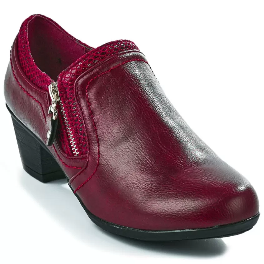 Chaussures Confort | LADY CONFORT Chaussures Confort Femme Bordeaux