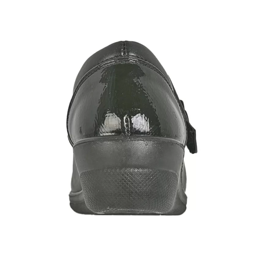 Chaussures Confort | LADY CONFORT Chaussures Confort Femme Noir Talon Compense