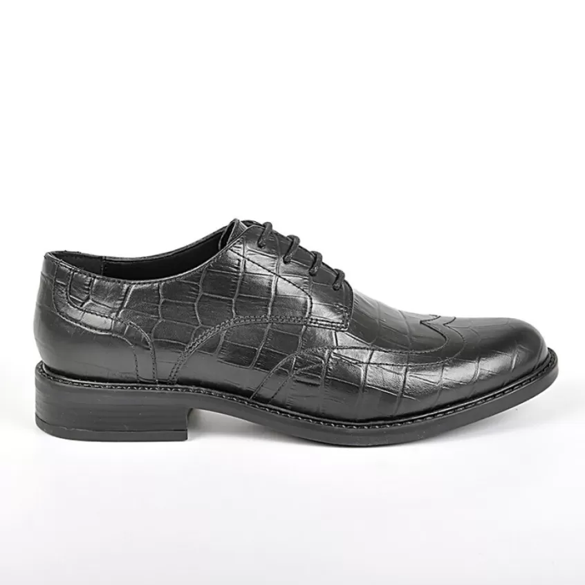 Derbies | TIPO ALTO Derbies Avec Effet Croco Noir