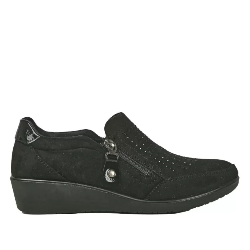Chaussures Confort | LADY CONFORT Derbies Femme Avec Strass Noir