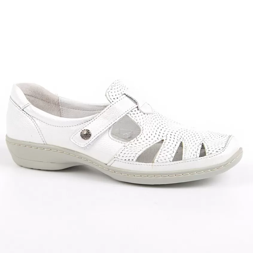 Chaussures Confort | LADY CONFORT Derbies Femme Confort Souples Blanc