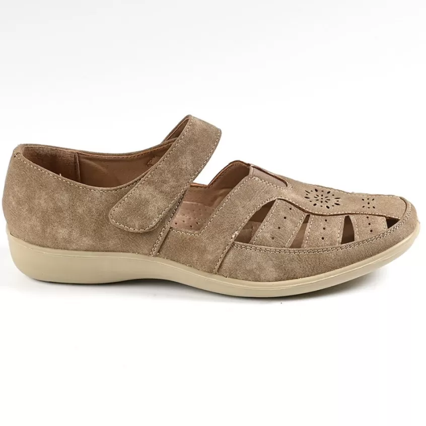 Chaussures Confort | LADY CONFORT Derbies Femme Beige