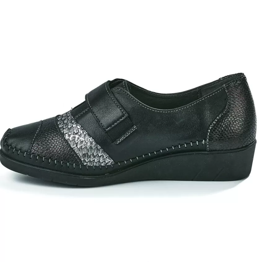 Chaussures Confort | LADY CONFORT Derbies Femme Noir