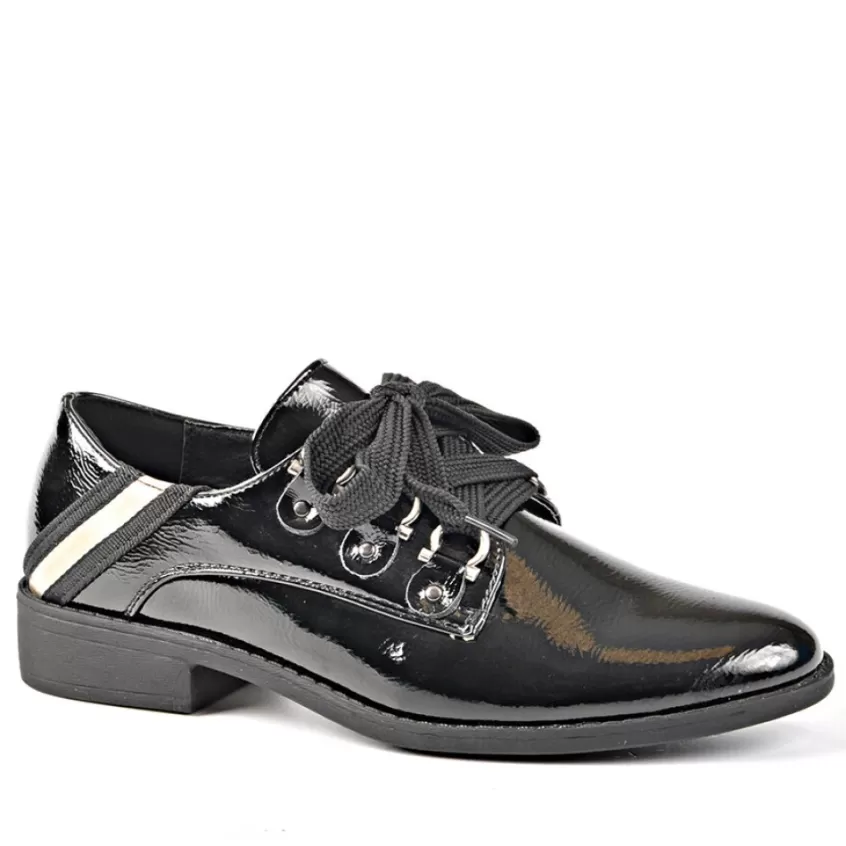 Derbies | ANA LUNA Derbies Femme Vernis Noir