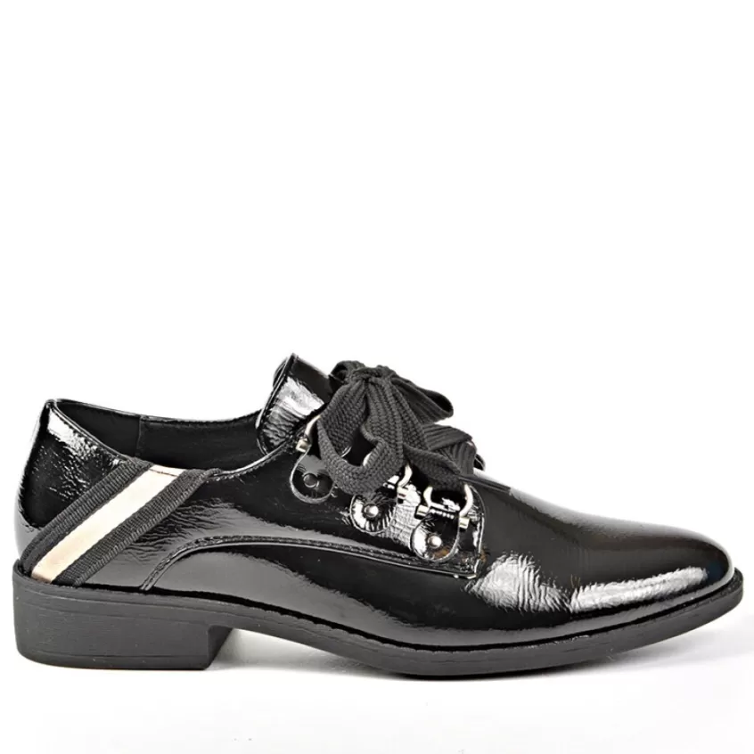 Derbies | ANA LUNA Derbies Femme Vernis Noir