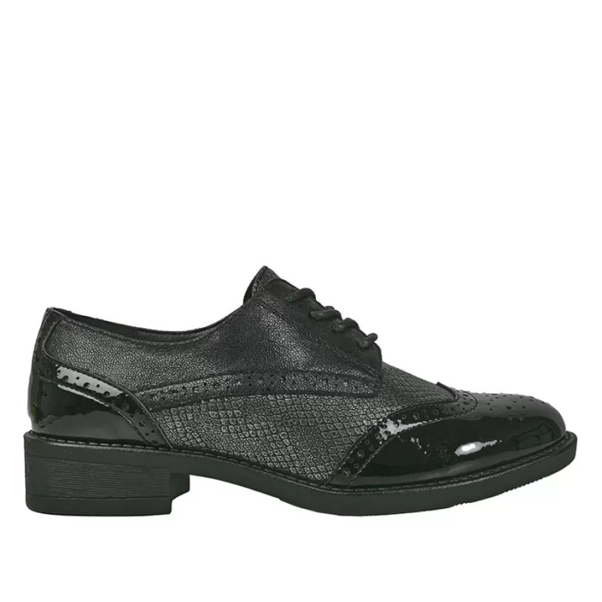Derbies | VICE VERSA Derbies Femme Noir Et Vernis