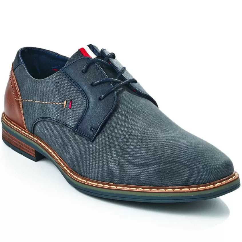 Derbies, Chaussures De Ville | FORTUNATO Derbies Homme Bi-Matieres Bleu Marine