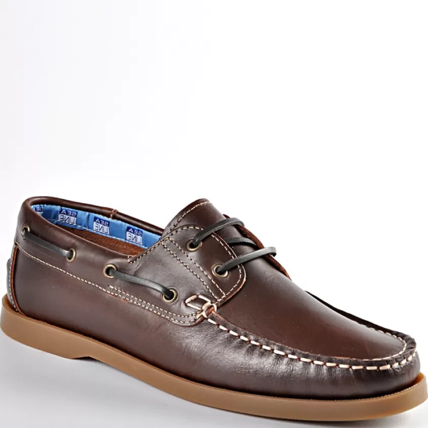 Mocassins, Chaussures Bateaux | SEALINE Derbies Style Bateau Marron