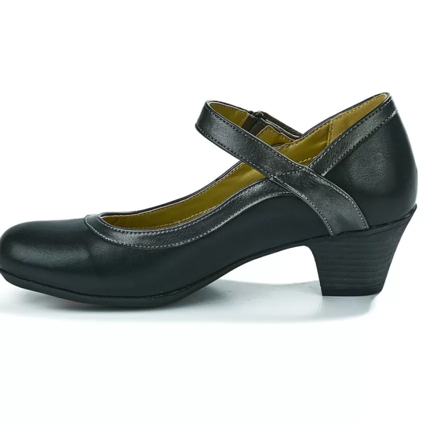 Chaussures Confort | SCALINA Escarpins A Brides Femme Bicolore