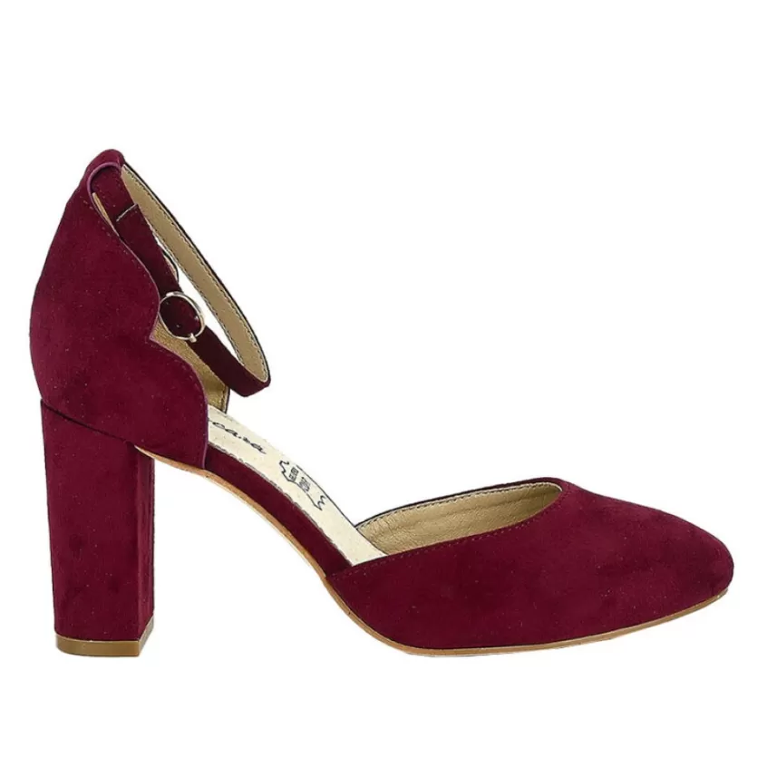 Escarpins | MASCARA Escarpins A Brides Femme Bordeaux