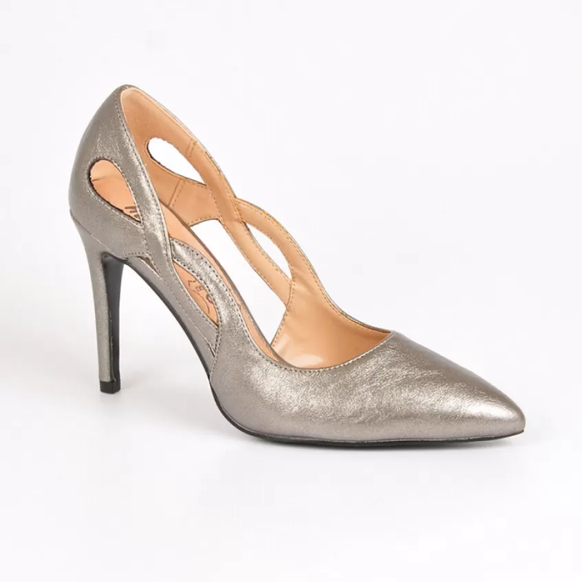 Escarpins | MASCARA Escarpins Femme Argente A Talon Aiguille