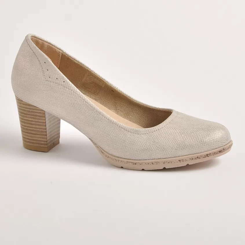 Chaussures Confort | SCALINA Escarpins Femme Beige