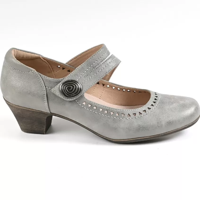 Chaussures Confort | SCALINA Escarpins Femme Gris