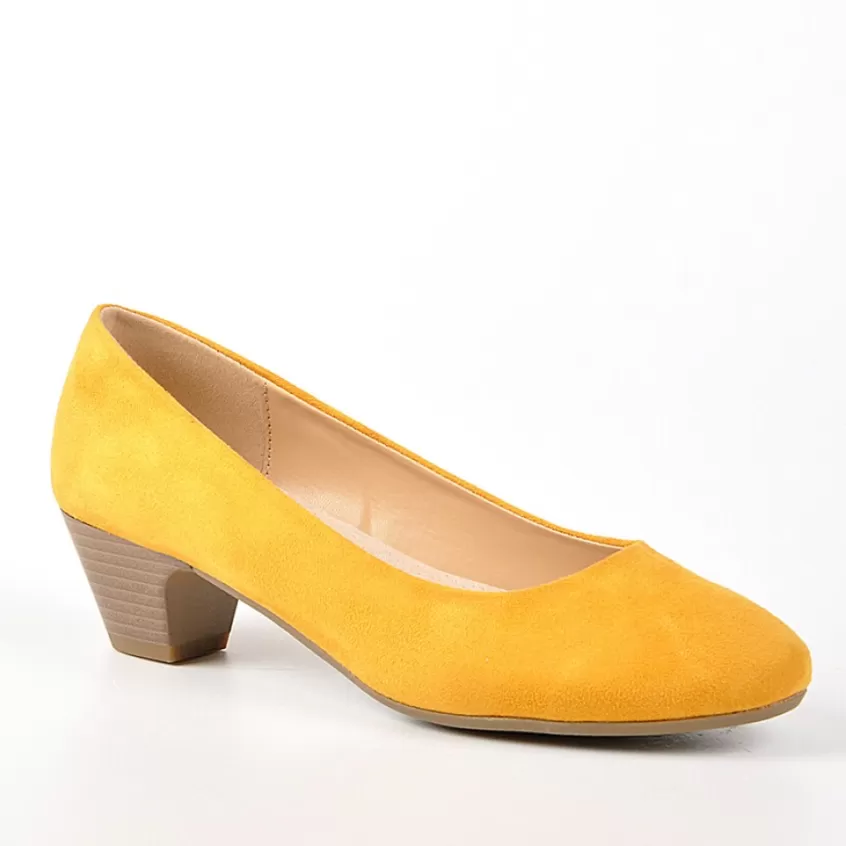 Chaussures Confort | SCALINA Escarpins Femme Jaune