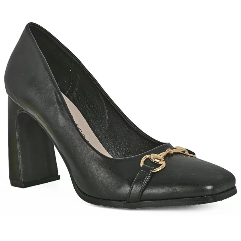 Escarpins | MASCARA Escarpins Femme Noir Bout Carre