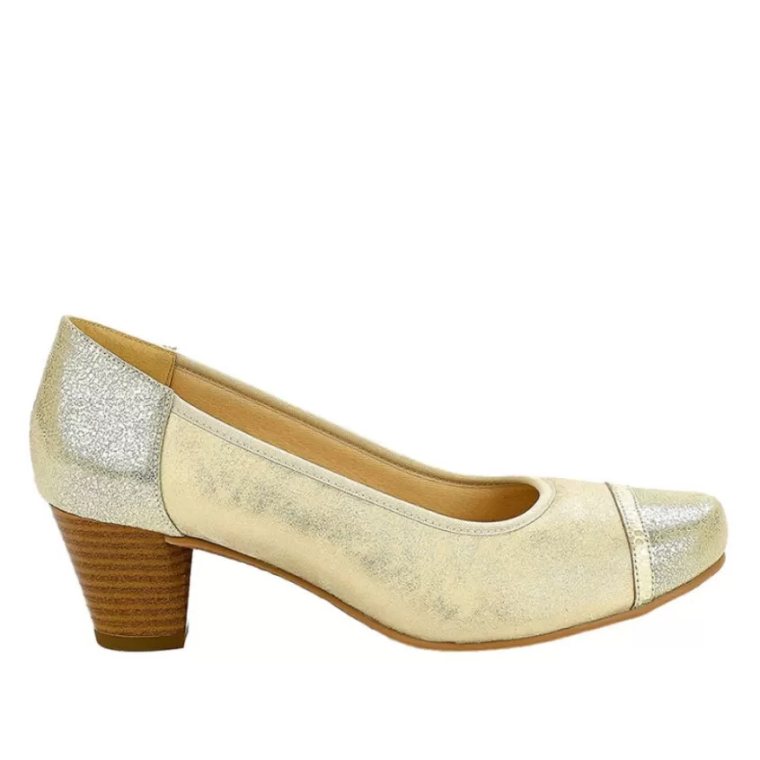 Chaussures Confort | SCALINA Escarpins Irises Femme Beige