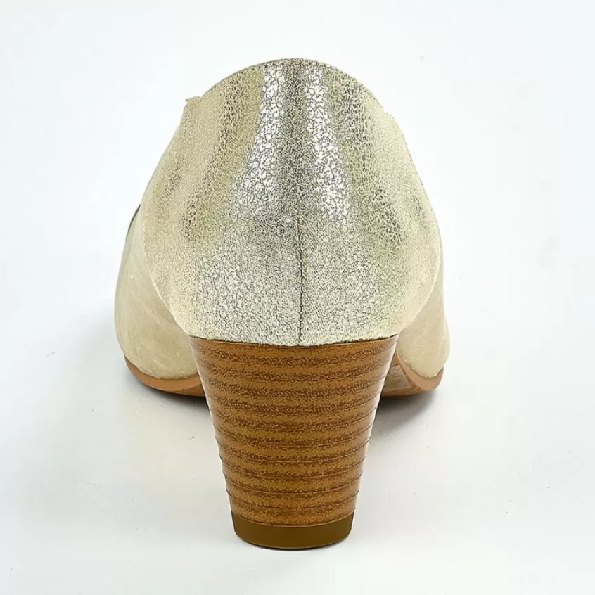 Chaussures Confort | SCALINA Escarpins Irises Femme Beige