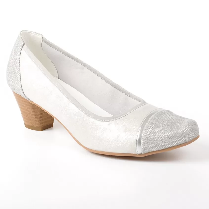 Chaussures Confort | SCALINA Escarpins Matiere Irisee Gris