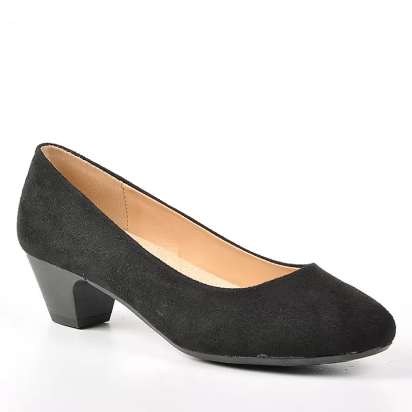 Chaussures Confort | SCALINA Escarpins Noir Talon 4 Cm Confort