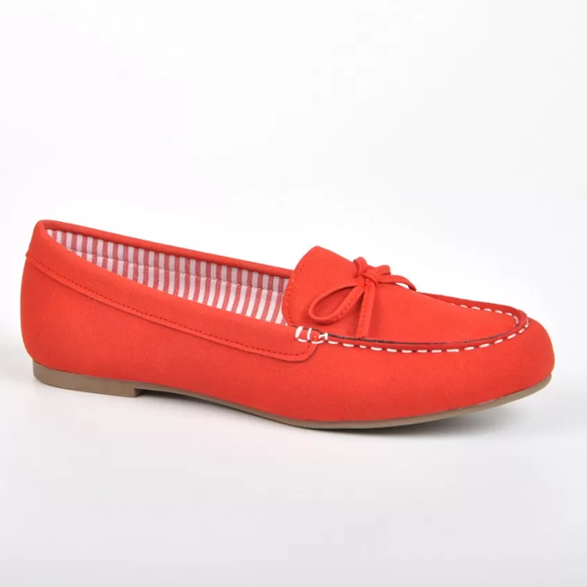 Mocassins | VICE VERSA Mocassins Avec Noeuds Rouge