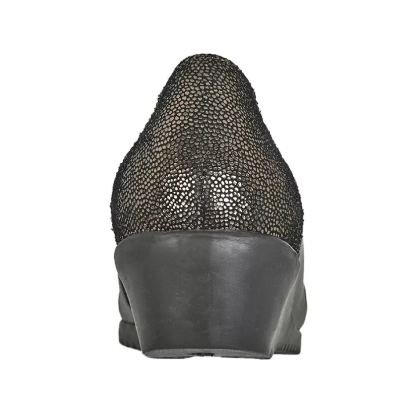 Chaussures Confort | LADY CONFORT Mocassins Confort Femme Bronze Avec Elastiques