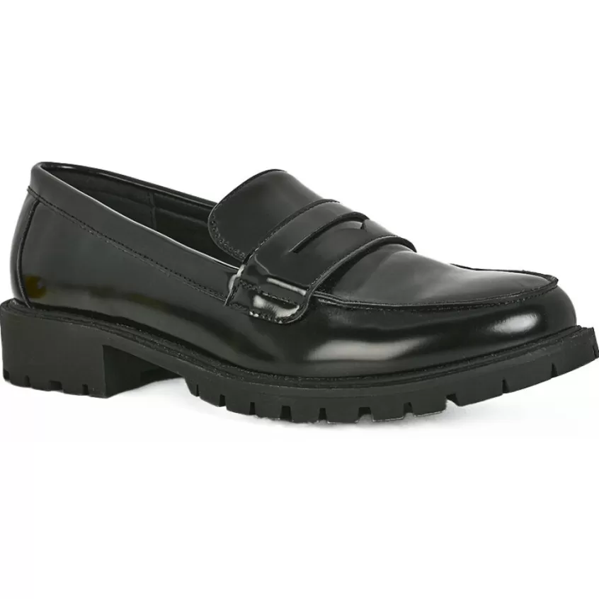 Mocassins | VICE VERSA Mocassins Crantes Femme Noir