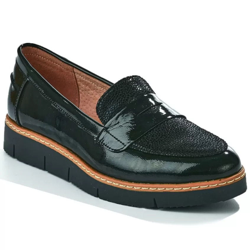 Chaussures Confort | SCALINA Mocassins Femme Noir