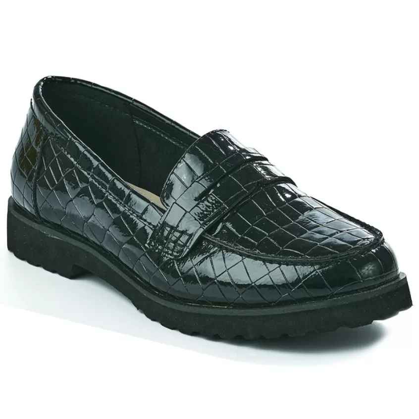 Chaussures Confort | SCALINA Mocassins Femme Noir